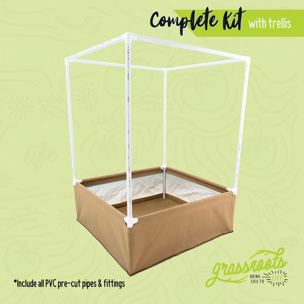 Complete Kit Living Soil Fabric Bed